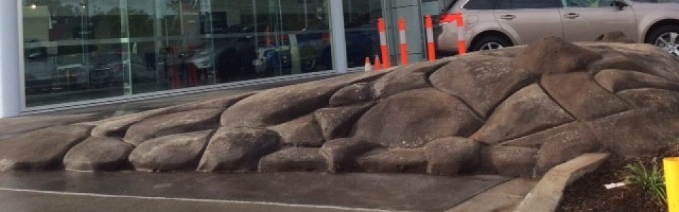 Artificial cement rock Brisbane